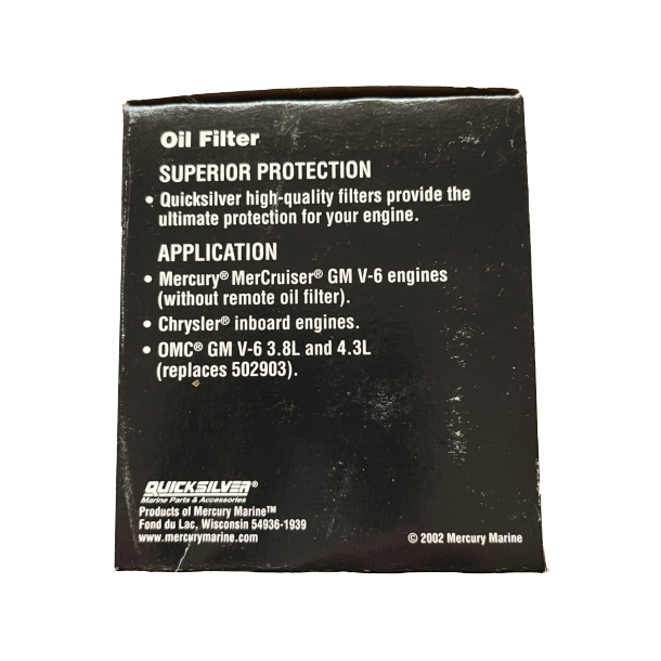 Quicksilver Olie Filter 883702Q