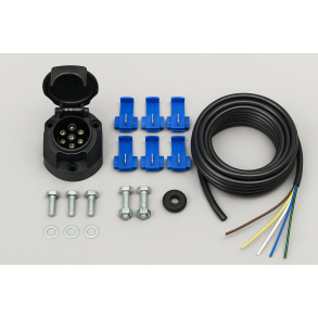 Trailer Monteringsst 7-polet  Komplet St med Kabel og Stik